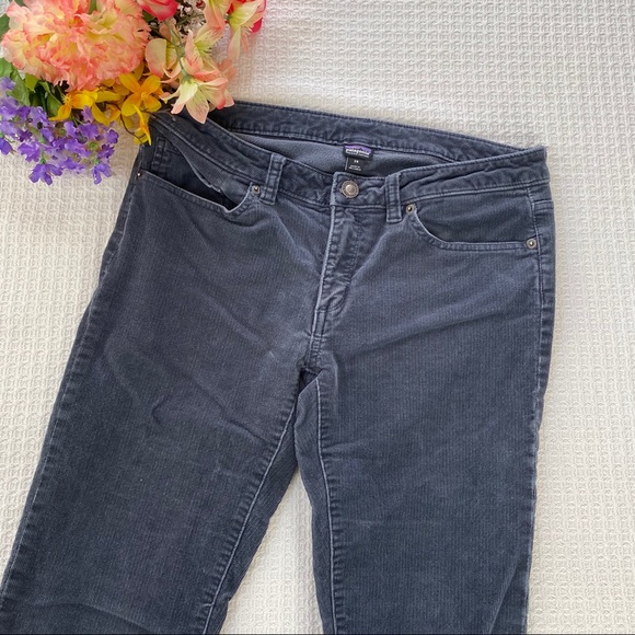 Patagonia Denim - Patagonia Organic Cotton Low Rise Gray Corduroys